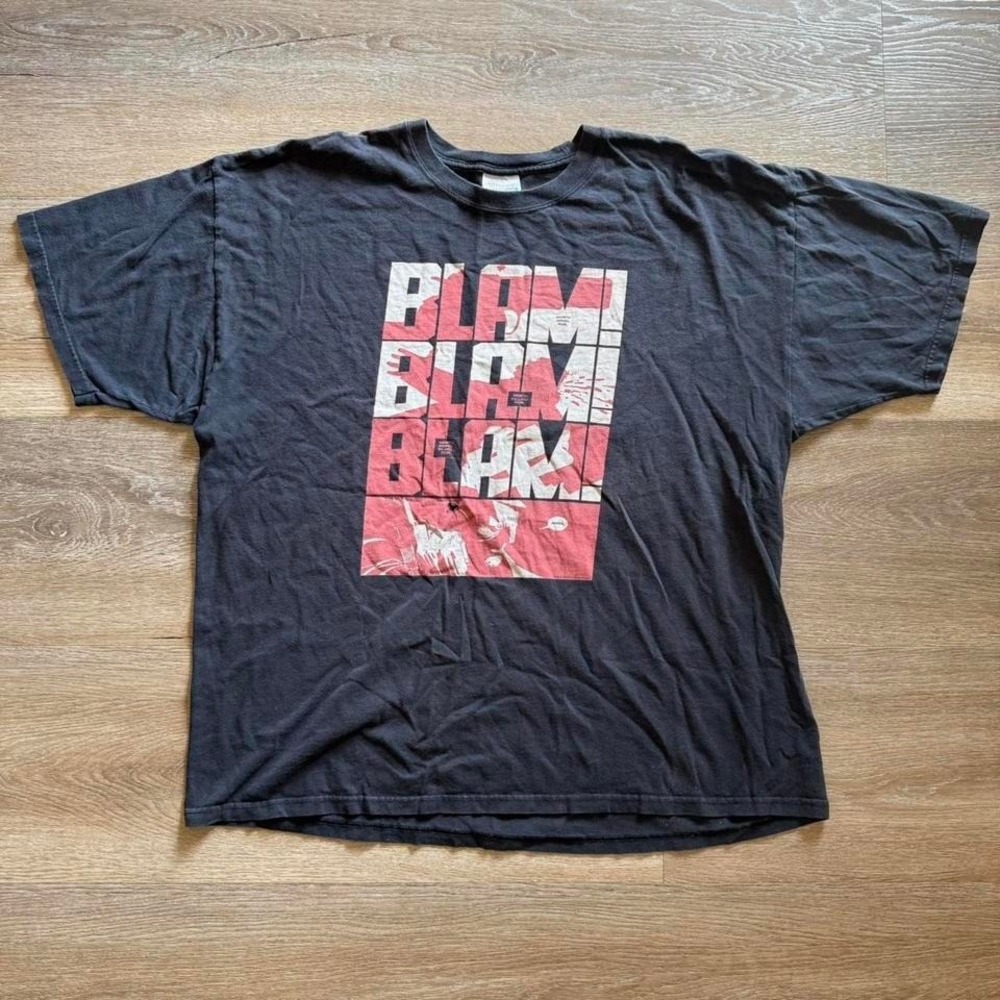 Vintage Sin City "Blam!" Comic‎ strip graphic tee Size XL
